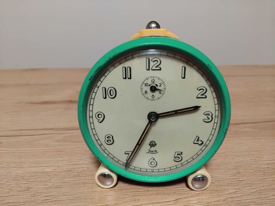 ZUCH budzik polski zegar ponad 50 letni sprawny