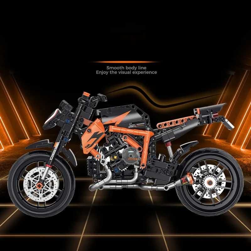 Nowe klocki technic motocykl KTM SUPER DUKE 1290 – 579 elementów