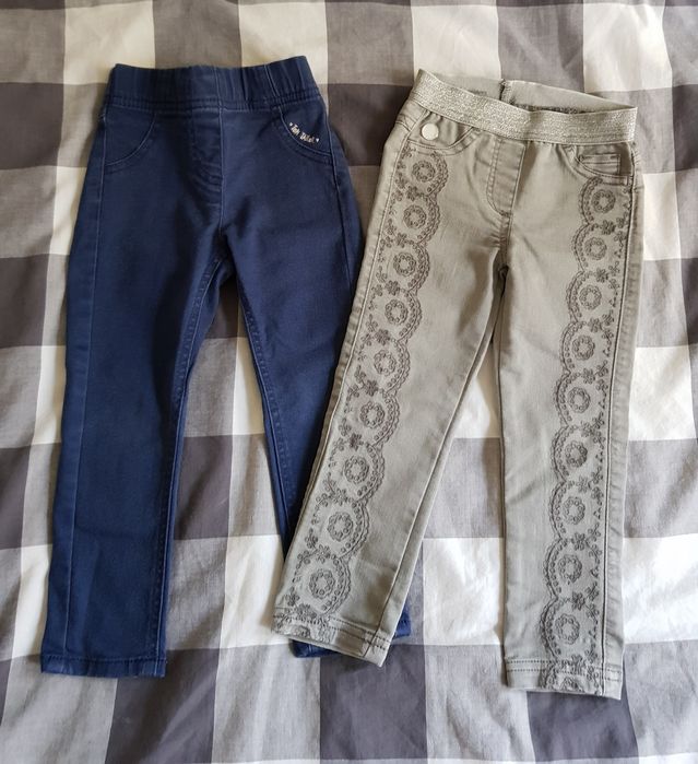 2 pary spodni, spodnie Tom Tailor i Coccodrillo r.92