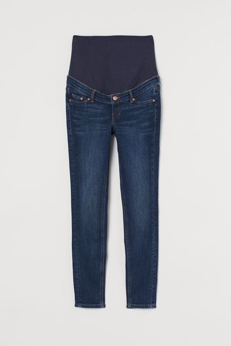 Dżinsy rurki h&m mama rozmiar 36 z gumką na brzuszek