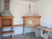 Forno canto com churrasqueira