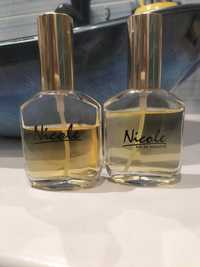 Perfumy NICOLE | dwa flakoniki | otwarte