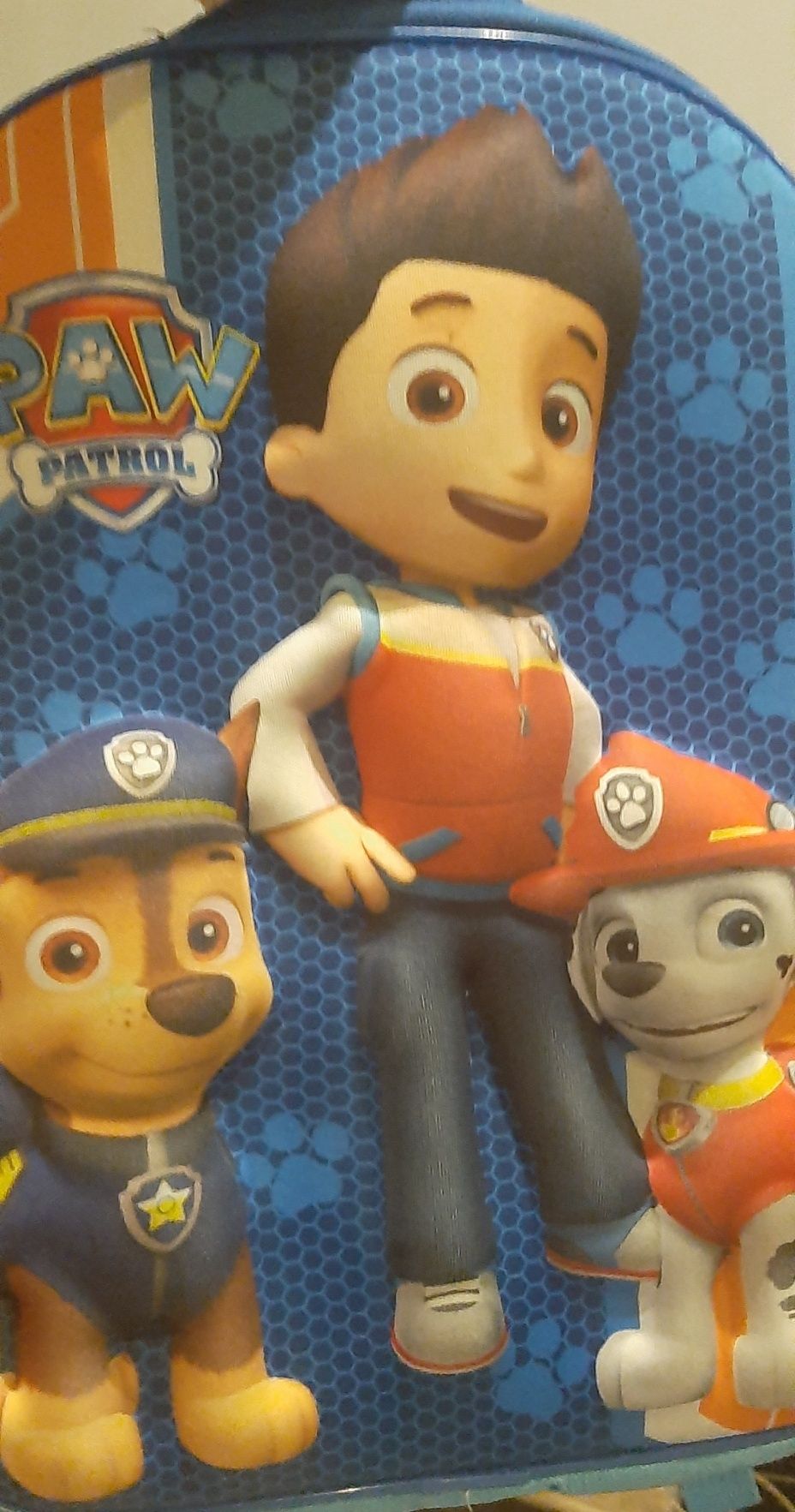 Plecak niebieski z Rayderem Paw Patrol.nowy bez metki papierowej