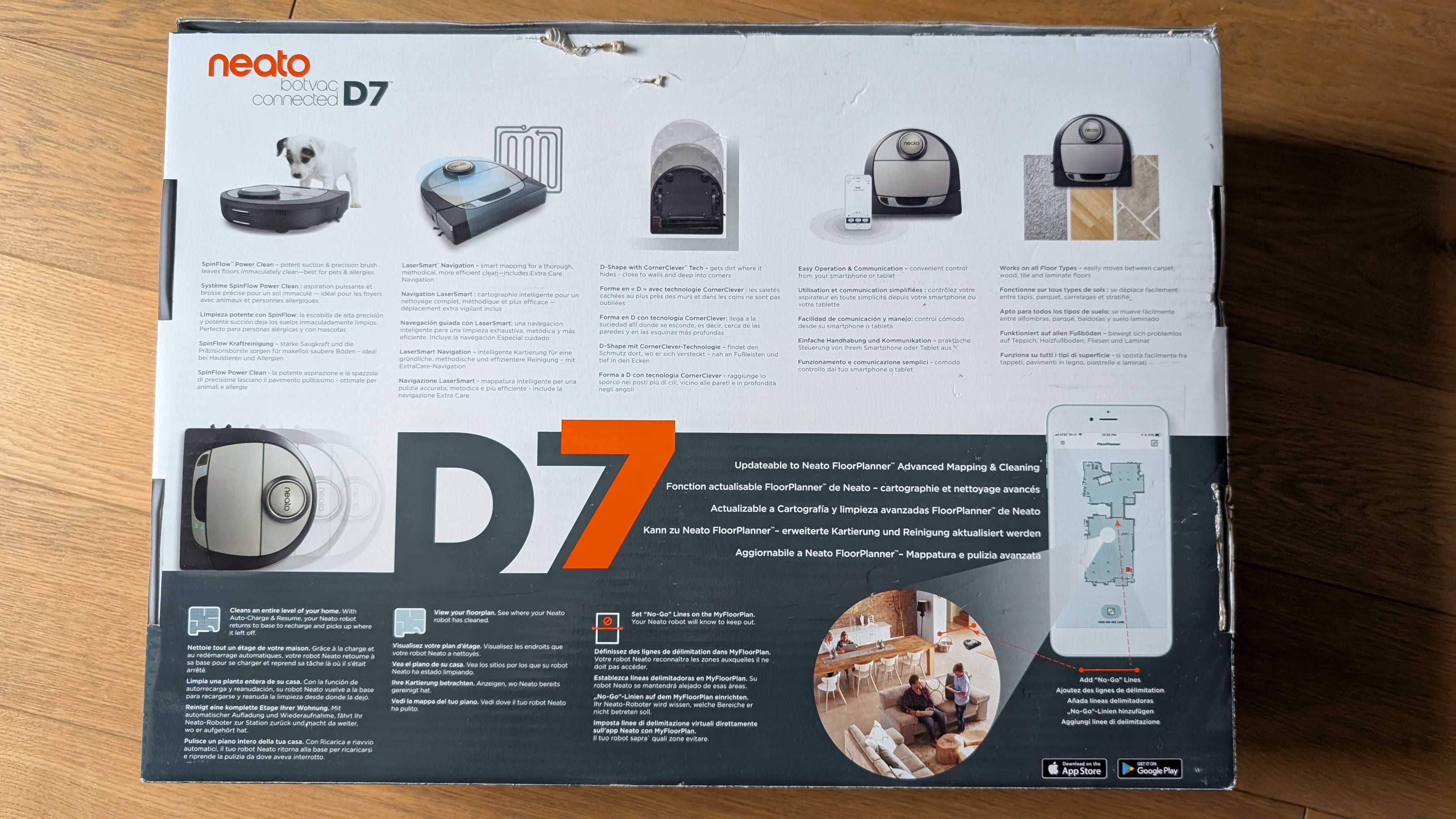 Gwarancja! Odkurzacz Robot Neato Botvac D7 Connected – Jak Nowy!