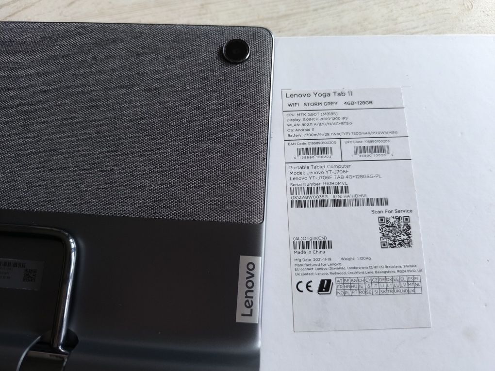 Tablet Lenovo YOGA 11 głośniki JBL