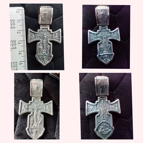 Продам кресты из серебра с чернением и белые.