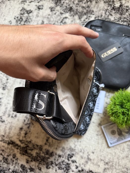 ПОДАРУНОК‼️ Сумка чоловіча через плече Guess vezzola, сумка мужская