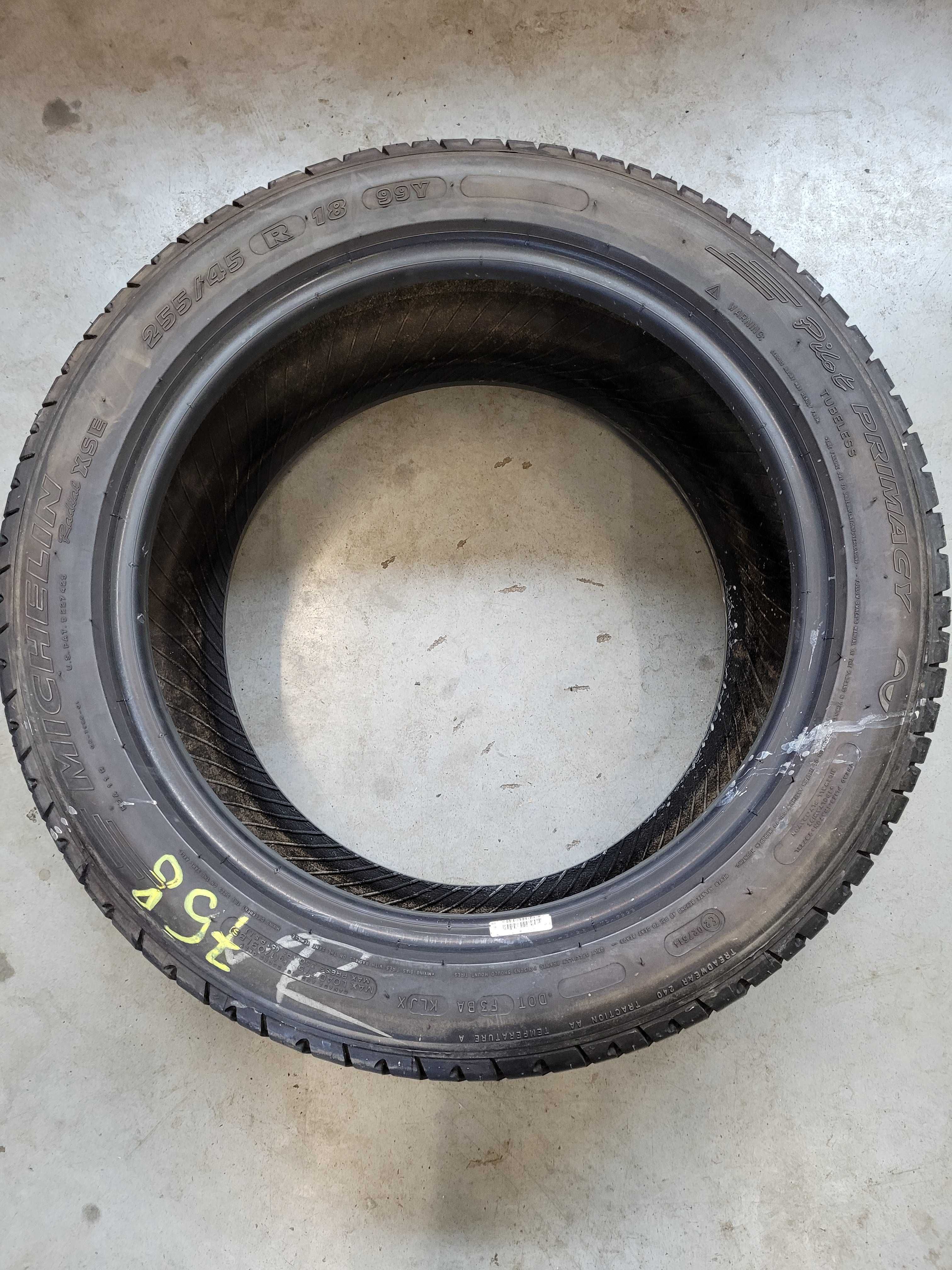 michelin 255/ 45 18