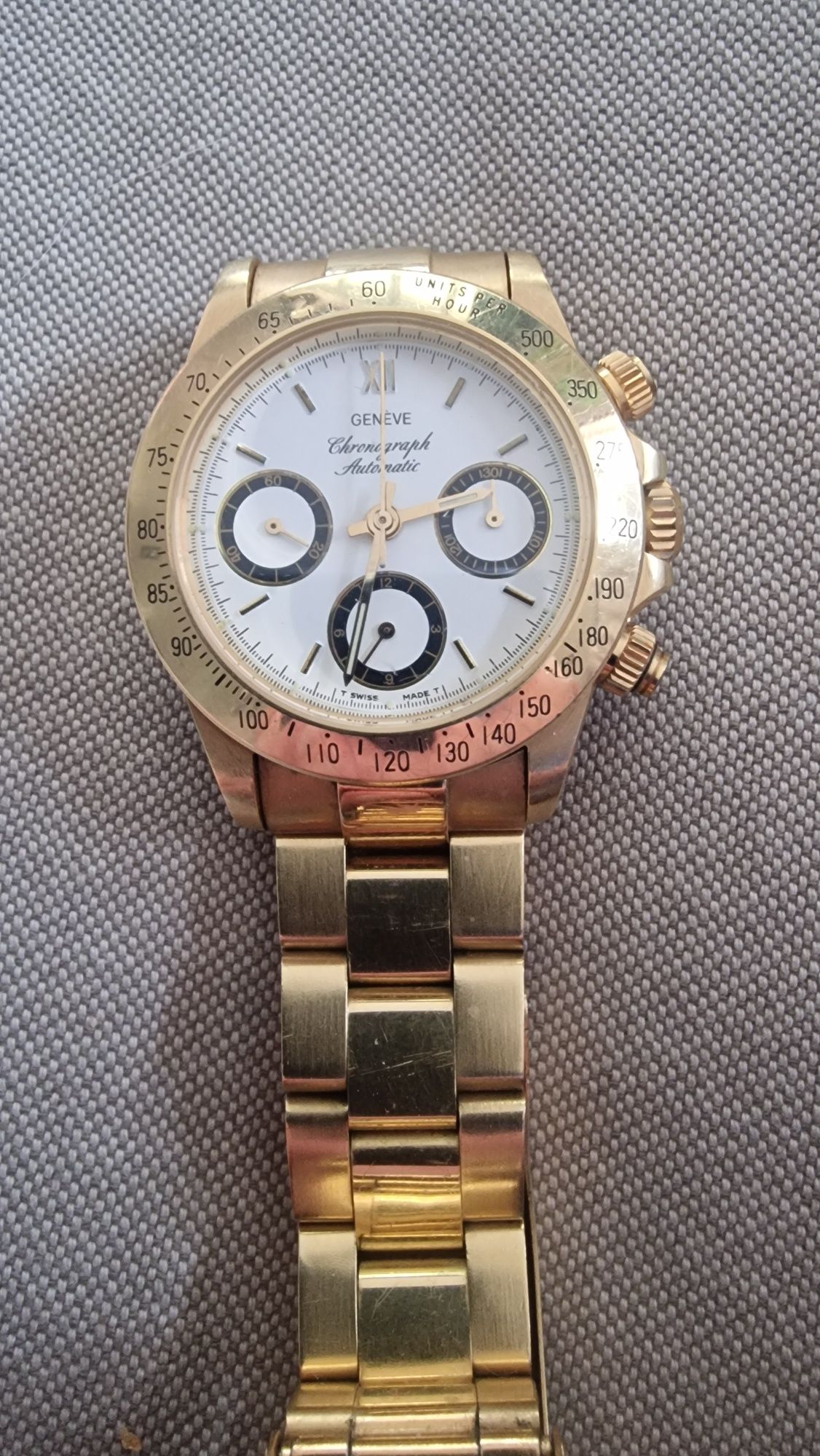 Złoty zegarek GENEVE pr 750