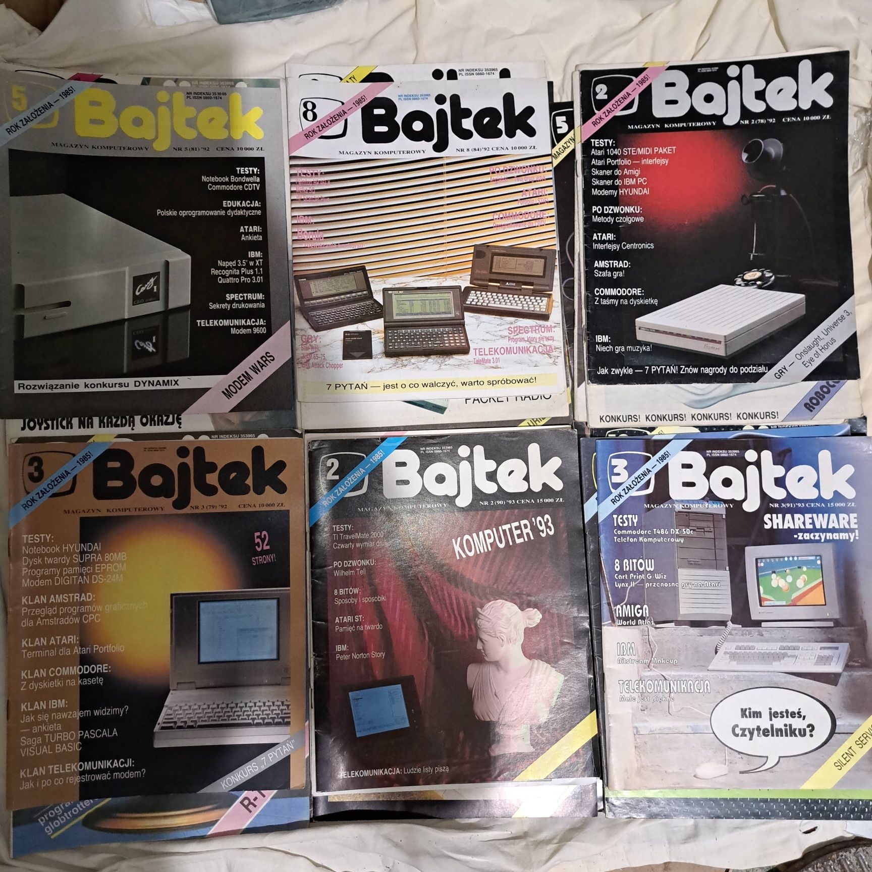 Czasopisma Bajtek 35 sztuk