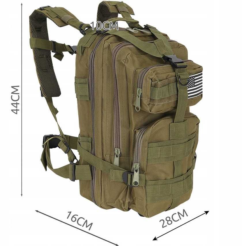 Plecak Khaki (SUPER POJEMNY)