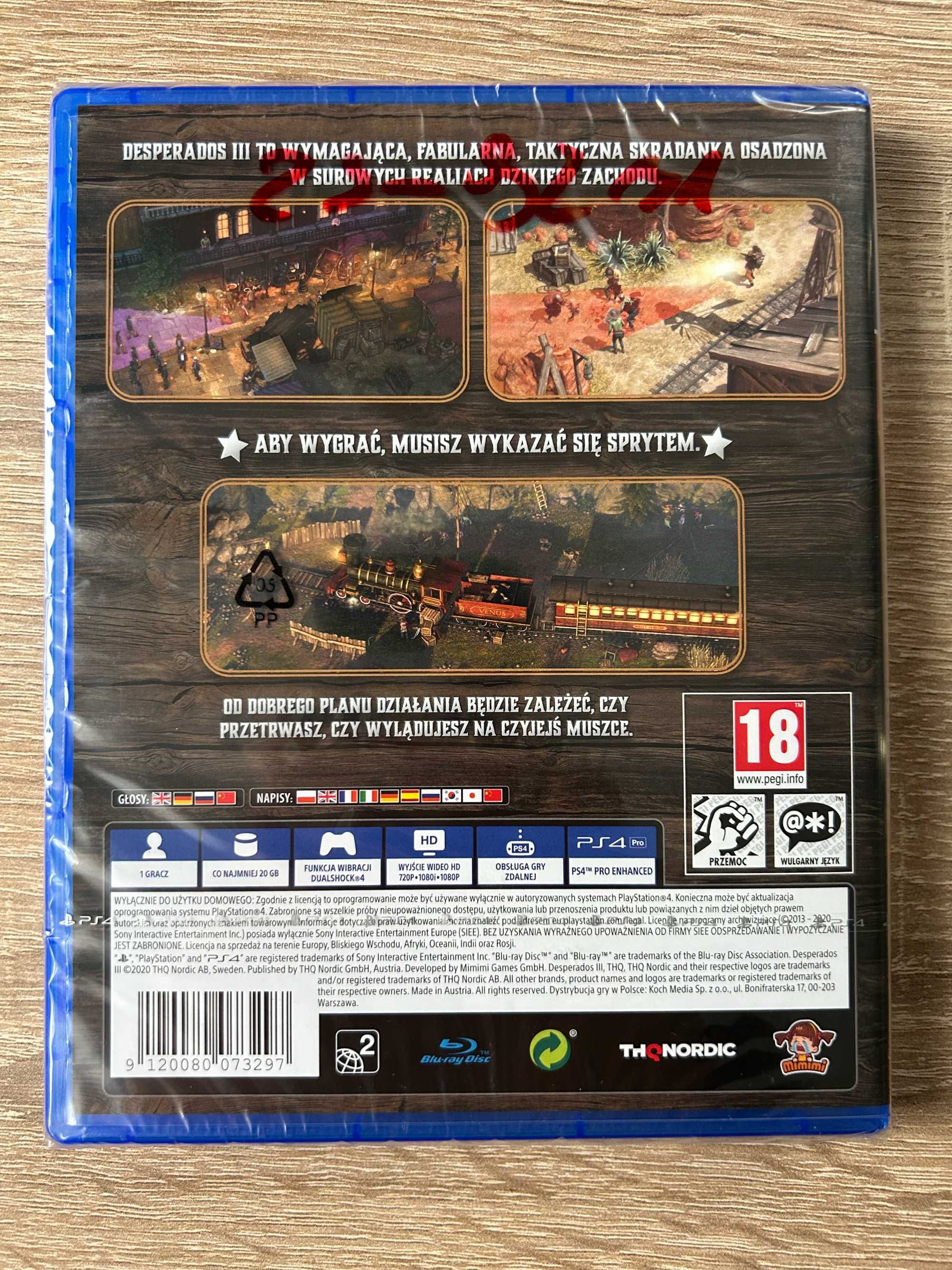 Desperados III - PS4 - Mimimi Games GmbH - PL - NOWA, FOLIA