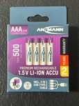 Ansmann 400mAh akumulatorki 4x AAA typ 500 ładowanie USB-C