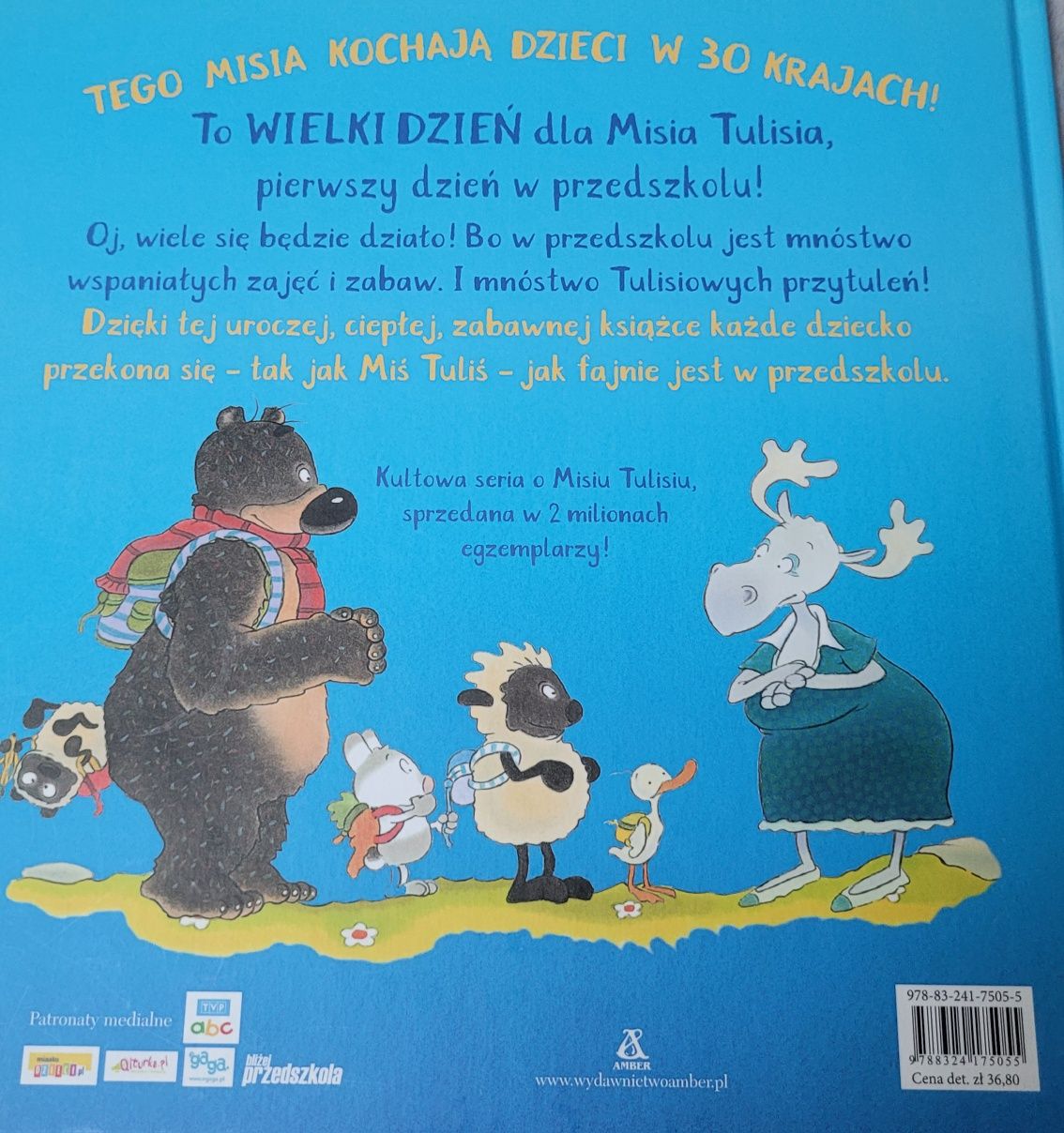 Książka Miś tuliś idzie do przedszkola