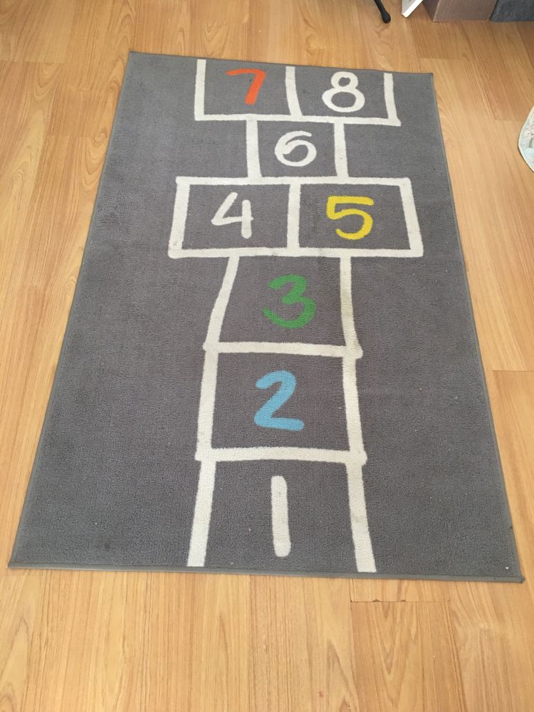 Tapete cinza criança 100x160
