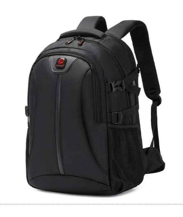 Рюкзак "justpack", легкий, із зарядкою через usb:, міський, чорний