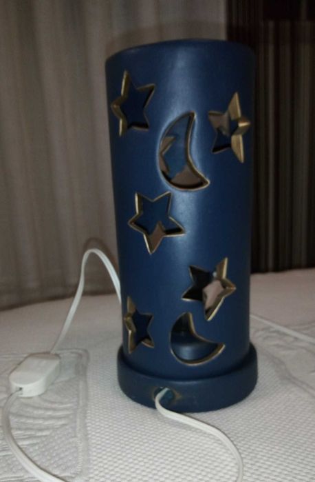 Candeeiro e peças decoração