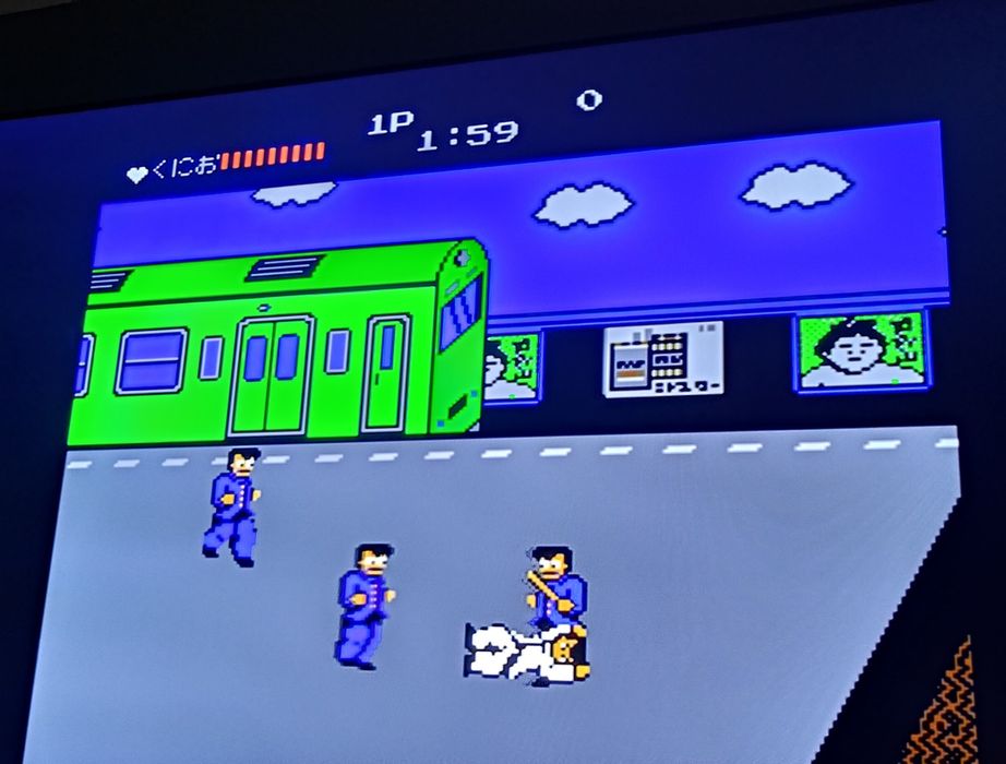 Gra Nekketsu Kōha Kunio-kun famicom Pegasus