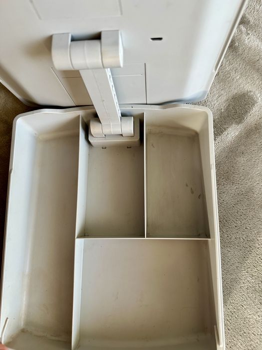 Espelho dobrável com Led e organizador de maquilhagem