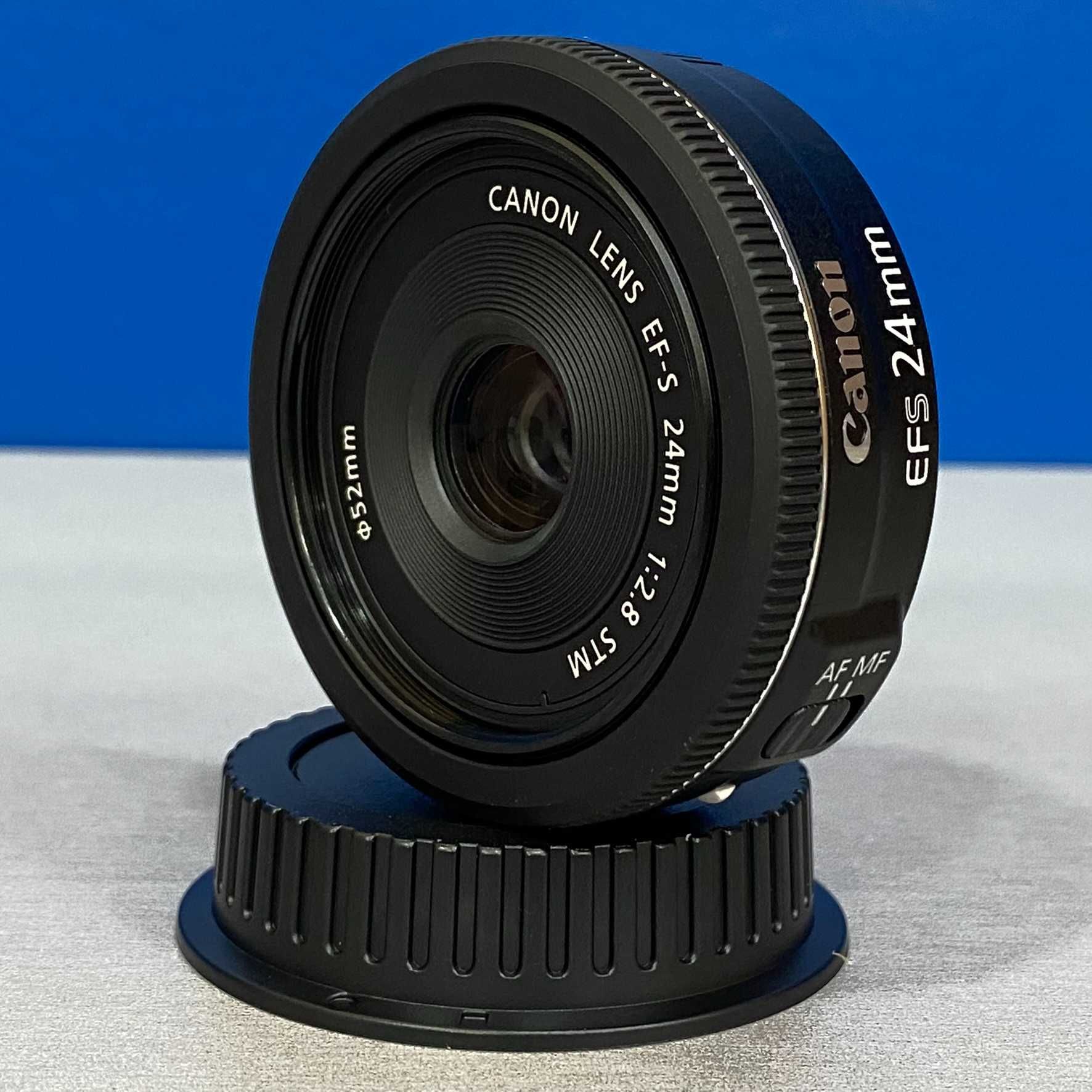 Canon EF-S 24mm f/2.8 STM (NOVA - 3 ANOS DE GARANTIA)