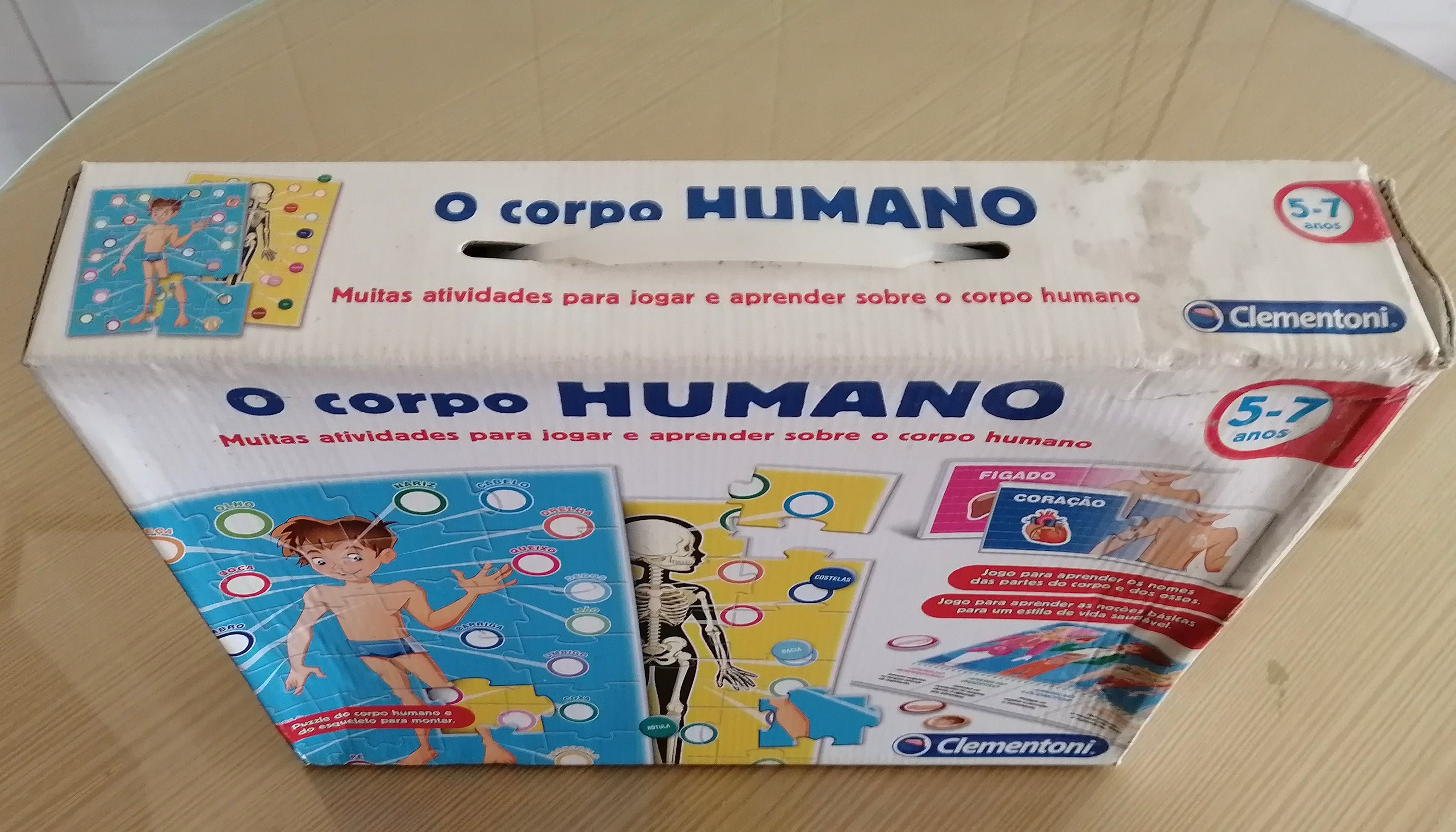 puzzle didattico  o corpo humano