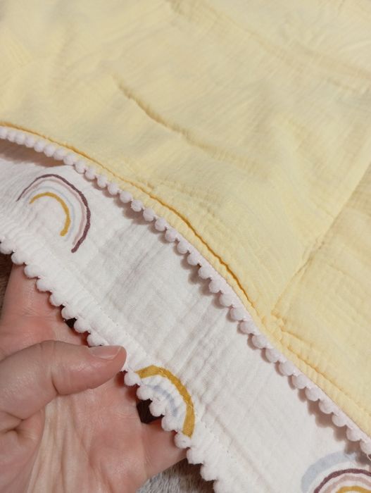 Літній конверт-плед на виписку, мусліновий