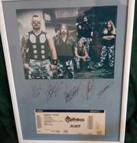 Sabaton - Oryginalne autografy członków zespołu