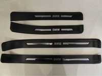Накладки порогов БМВ Е39 Накладки порогів BMW E39 ноздрі молдинги