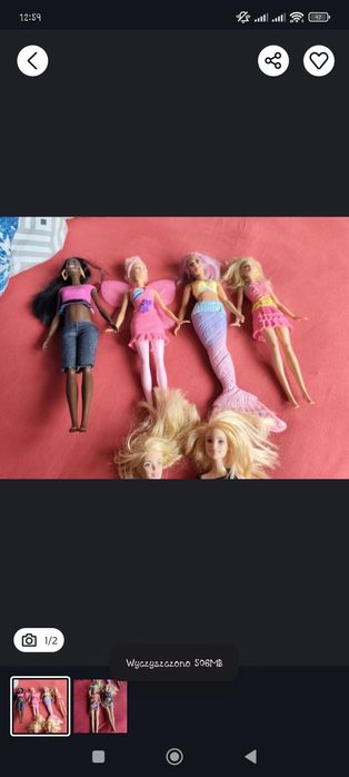 Kamper Marzeń  Barbie + 6 sztuk lalek barbie