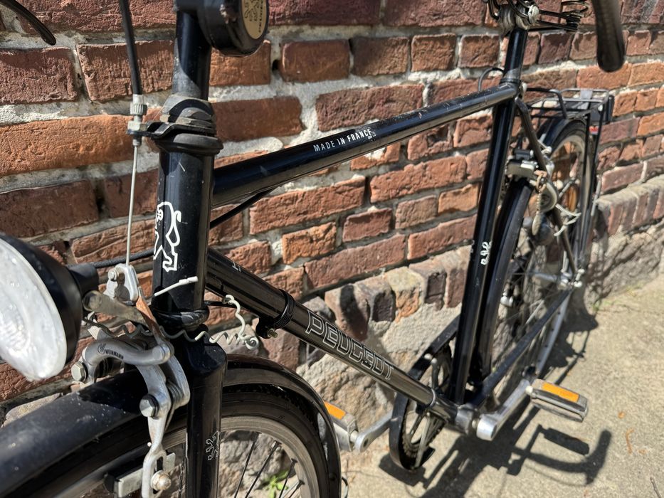 rower miejski peguot nice klasyczny retro czarny made in france