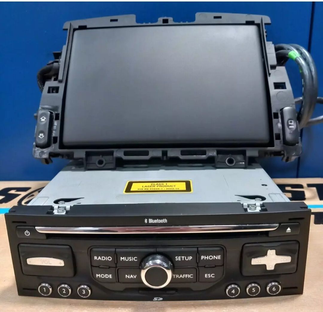 Display radionav Peugeot 308/3008/5008/RCZ, Alfa Romeo Giulietta