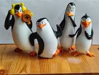 Figurki pingwiny z Madagaskaru - 4 szt