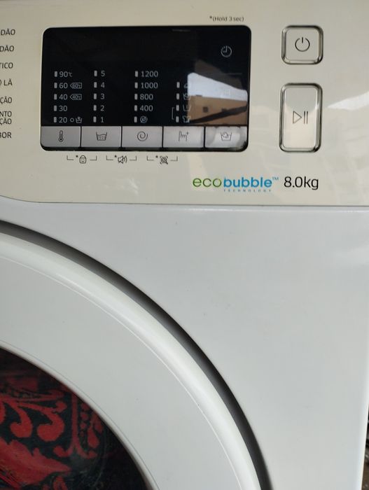 Máquina de lavar roupa samsung ecobubble 8kg