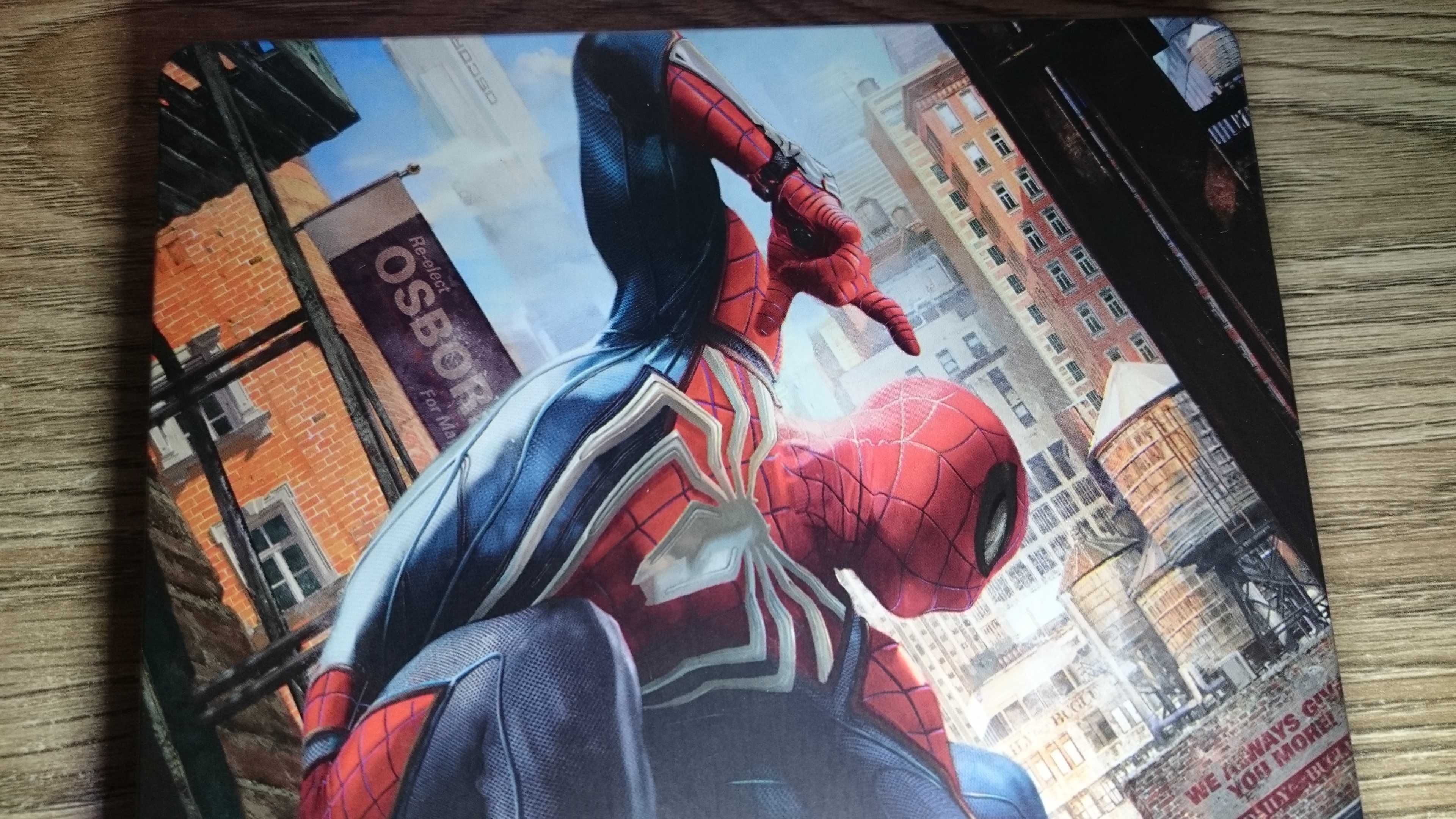 Gra Spiderman + STEELBOOK ps4 playstation 4 marvel dc avengers lego