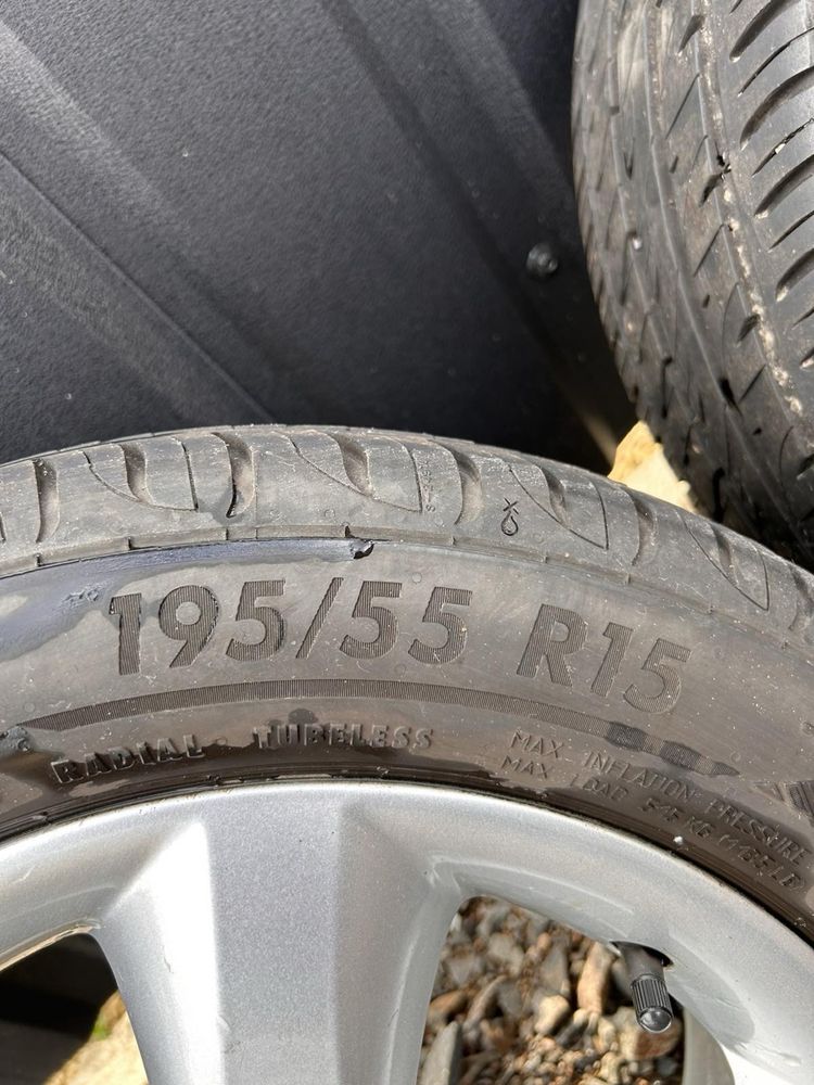 Диски колеса 5/100 r15 195/55 r15 et43 skoda