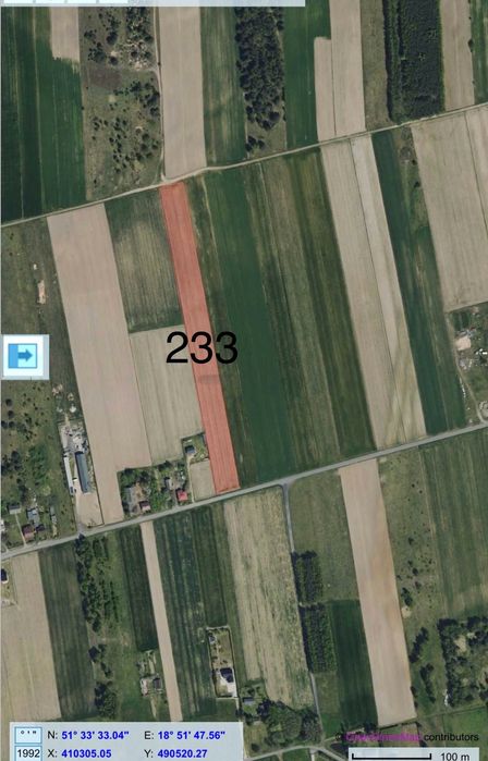 Działka budowlana Beleń