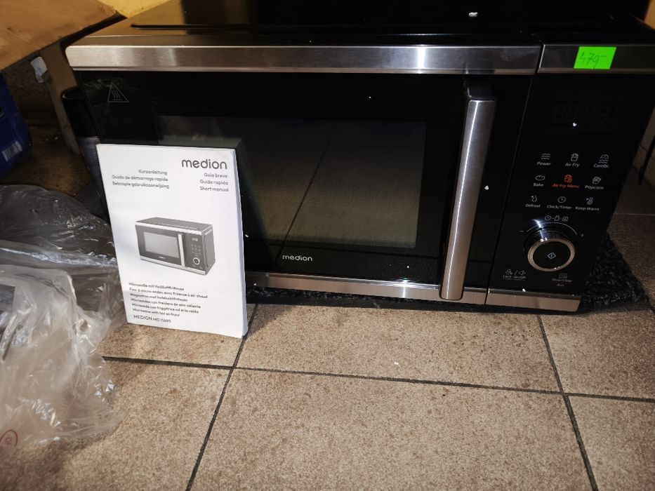 Kuchenka Mikrofalowa MEDION MD11499 3w1 25l Airfryer 9 PRO