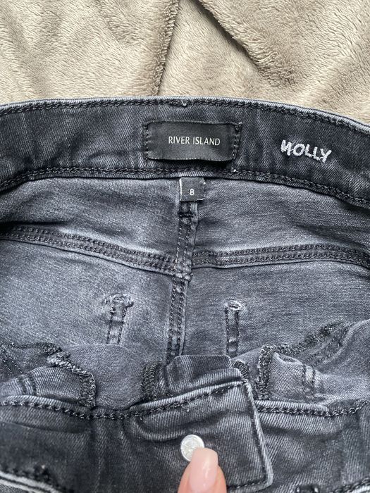 spodnie czarne River Island roz. XS