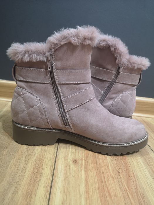 Botki z kożuszkiem Landrover rozm 39