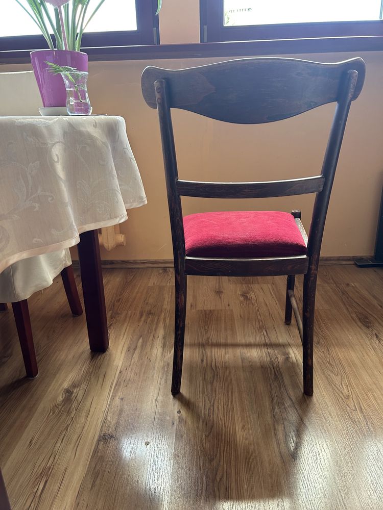 Krzesło typu Thonet Vintage gięte drewniane