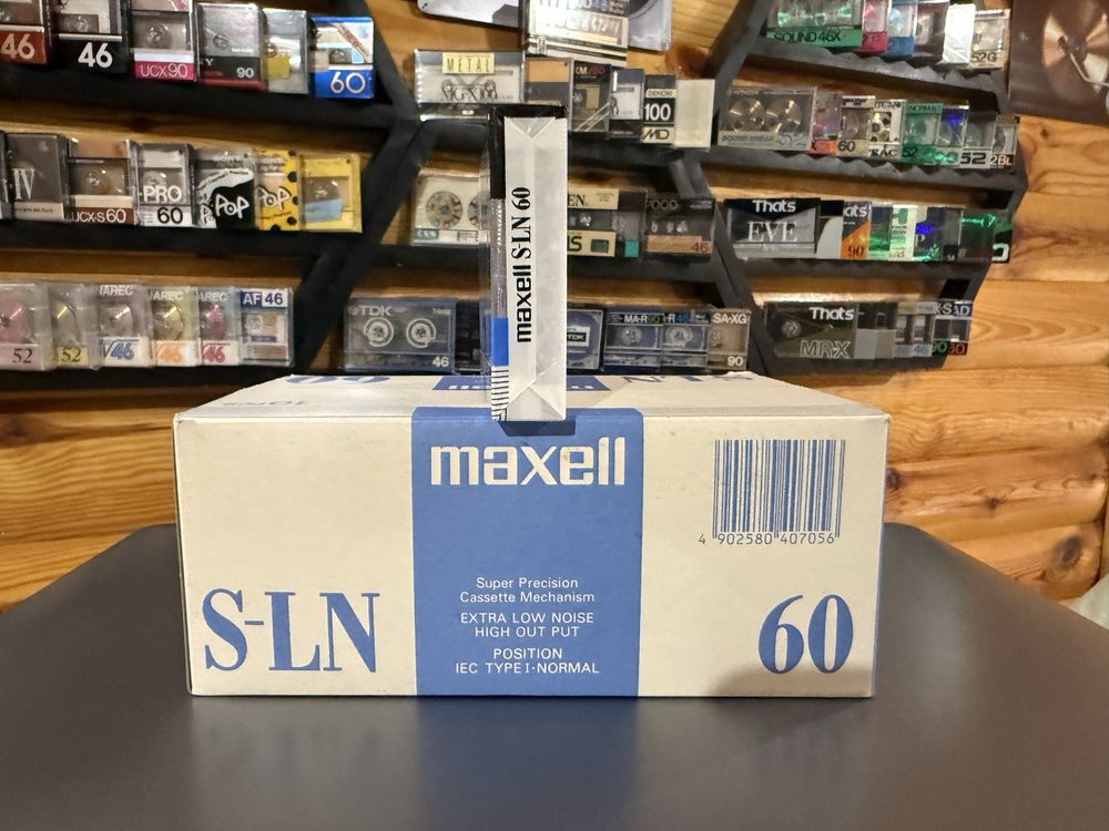 Продам аудио кассету maxell S-LN 60