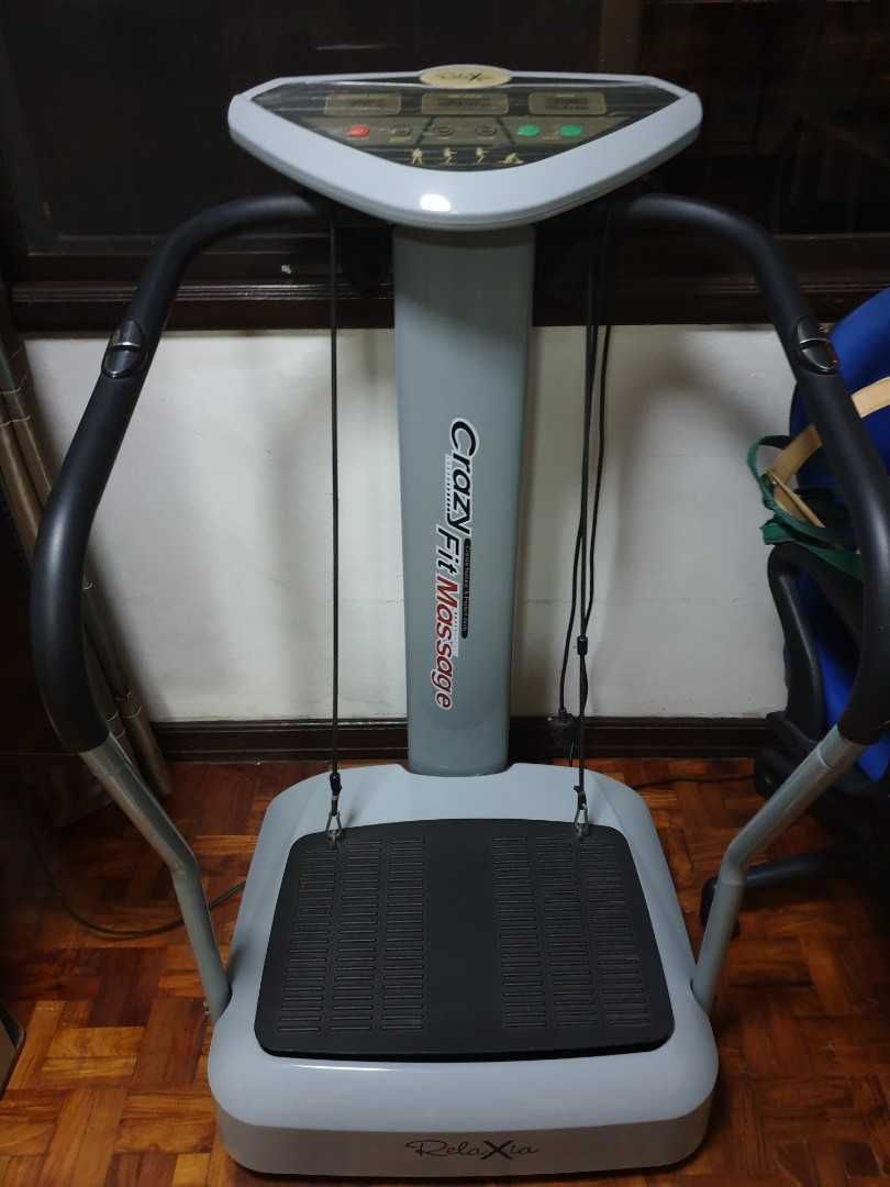 Máquina Vibratória - Massagem - Power Health Crazy Fit como nova