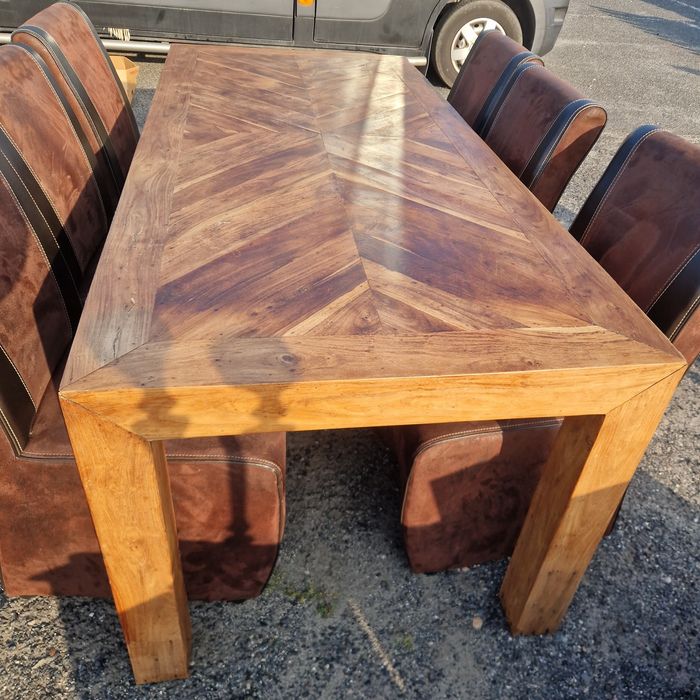 Stół plus fotele krzesła 6x zestaw