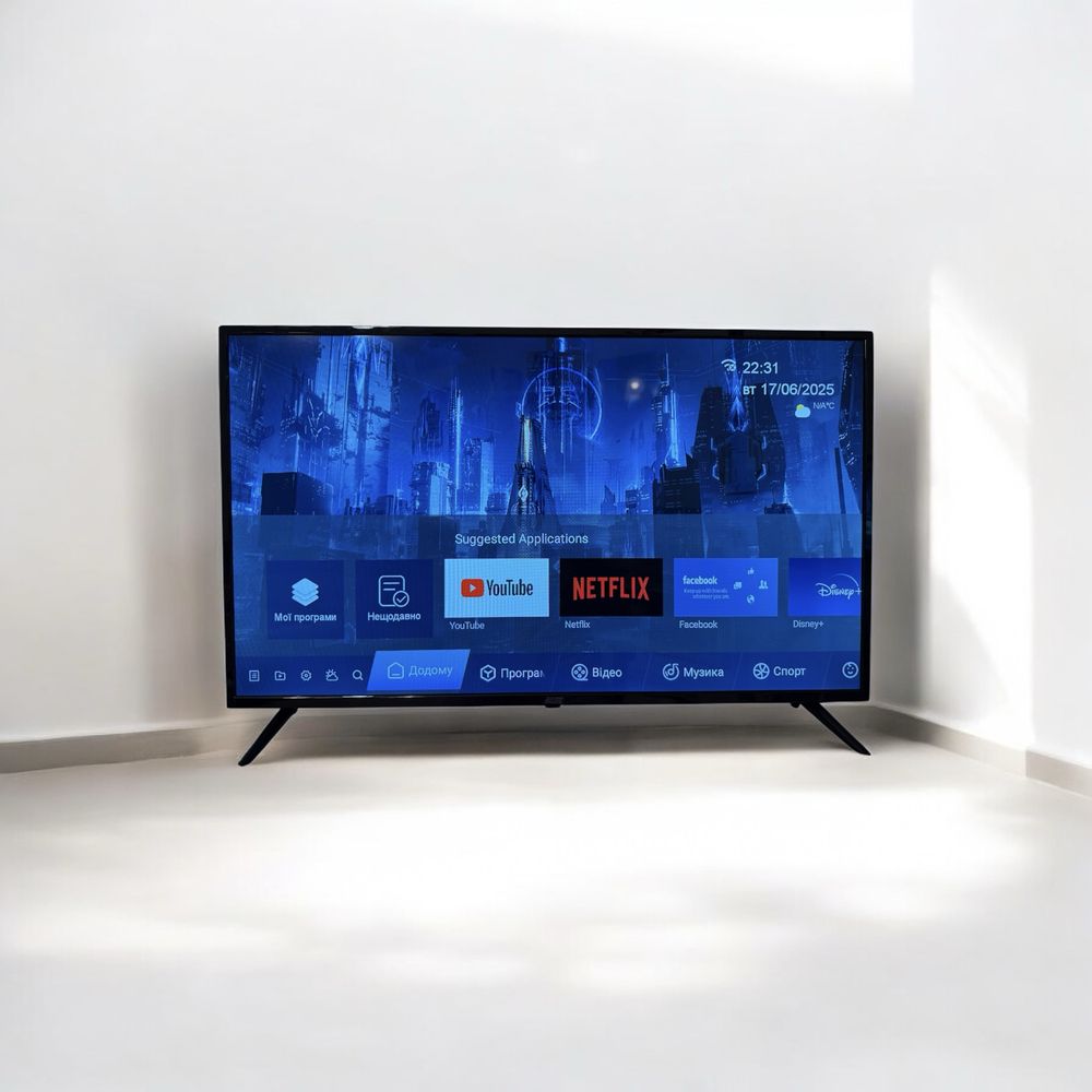 43" телевізор 2E 43A06K AndroidTV