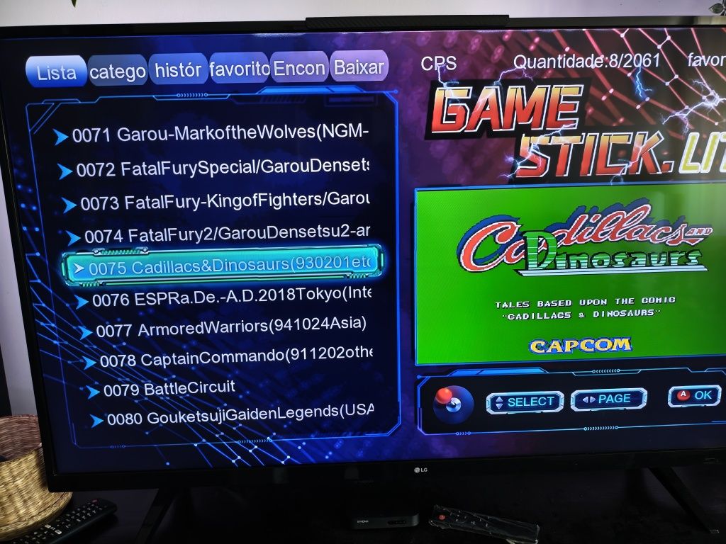 Gamestick 4k lite 20000 Jogos (Nova)