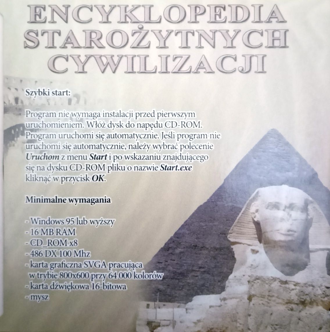 Encyklopedia starożytnych cywilizacji - na płycie CD