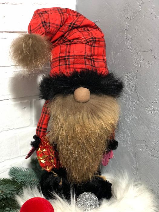 Новорічний гном декор
