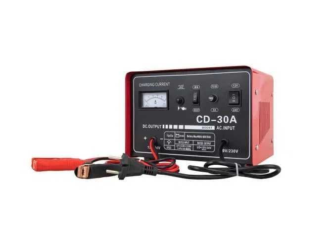 Пуско-зарядний пристрій Heckermann 12V 24V 30A зарядний для акумів