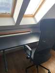 IKEA Biurko Idasen 160x80 + Fotel Markus