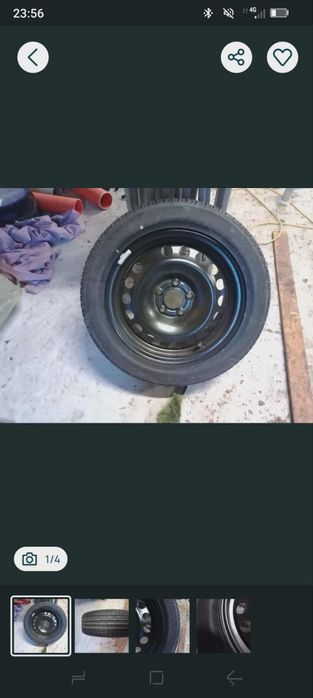 Koło zapasowe Opel Astra 205/55 R16